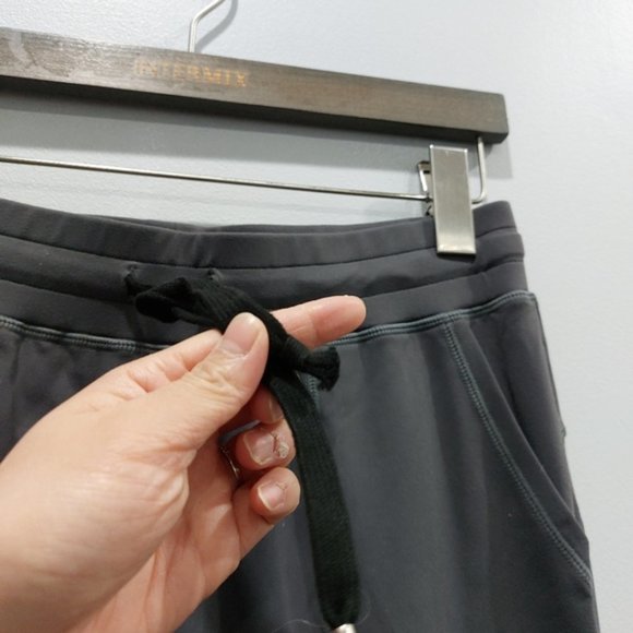 Zyia Active Unwind Nylon Athleisure Comfy Jogger Pants Grey Size Small - Picture 4 of 11